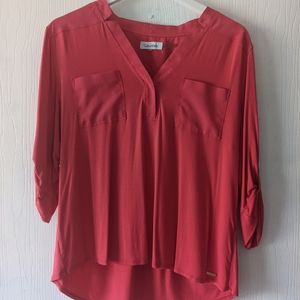 Calvin Klein blouse size large